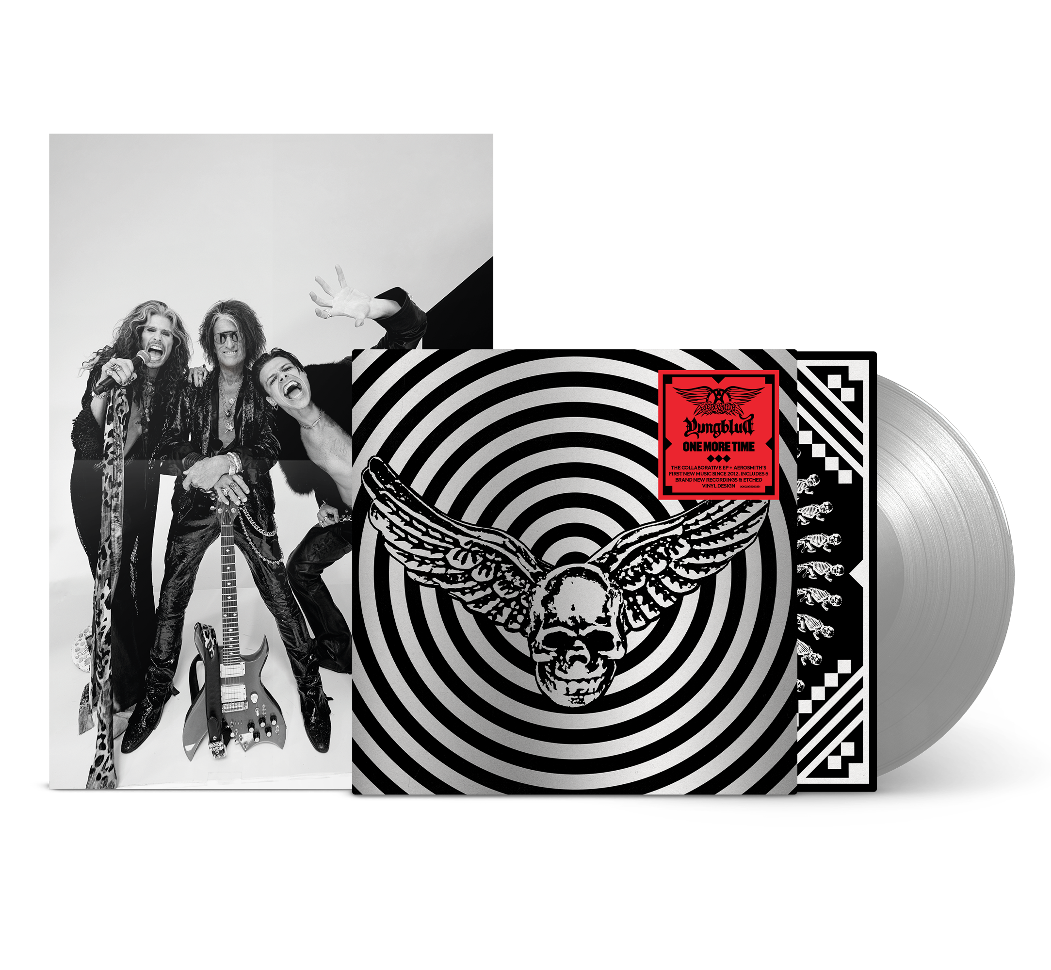 Aerosmith & YUNGBLUD - One More Time - Vinyle Argenté (YUNGBLUD Store Exclusive)